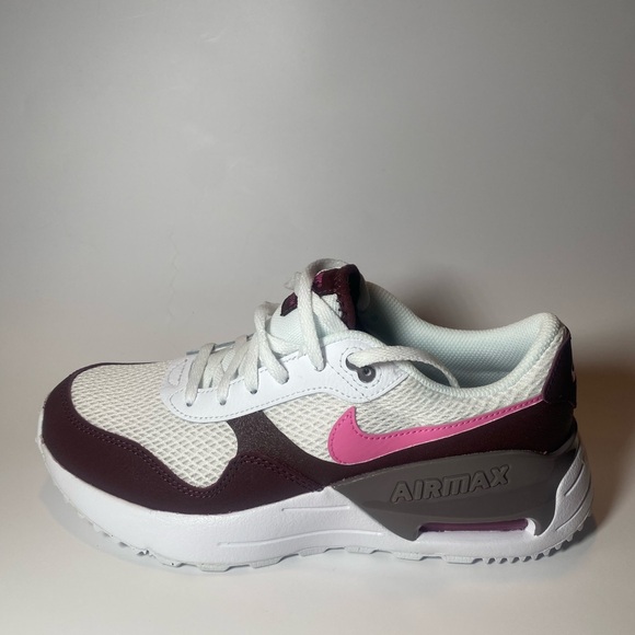 Nike Women's Air Max White and Pink Sneakers - Picture 2 of 10